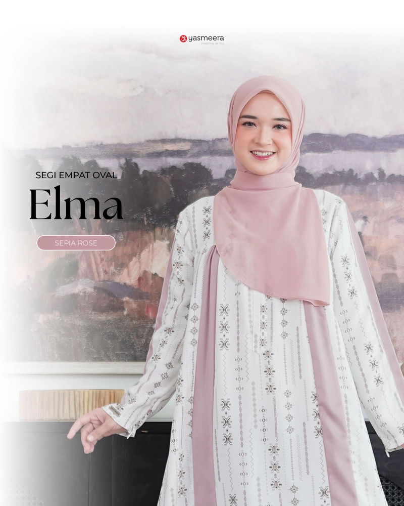 Product image SEGI EMPAT OVAL ELMA Dewasa SEPIE ROSE